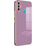 Microsonic Tecno Spark 7T Olive Plated Lila Kılıf
