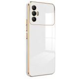 Microsonic TECNO Spark 8 Pro için Kılıf Olive Plated Beyaz [Spark 8 Pro ile Uyumlu Kılıf - Beyaz]