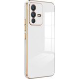 Microsonic Vivo V23 5G Olive Plated Beyaz Kılıf