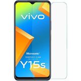 Microsonic Vivo Y15S Tempered Glass Cam Ekran Koruyucu