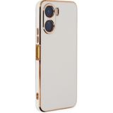 Microsonic Vivo Y16 Olive Plated Beyaz Cep Telefonu Kılıfı