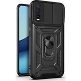 Microsonic Vivo Y20 Impact Resistant Siyah Cep Telefonu Kılıfı