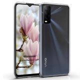 Microsonic Vivo Y20 Transparent Soft Beyaz Cep Telefonu Kılıfı