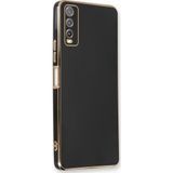 Microsonic Vivo Y20S Olive Plated Siyah Kılıf
