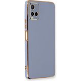 Microsonic Vivo Y32 Olive Plated Lavanta Grisi Kılıf