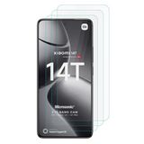 Microsonic Xiaomi 14T Screen Protector Nano Glass Cam Ekran Koruyucu (3`lü Paket) [14T ile Uyumlu Ekran Koruyucu - Şeffaf]
