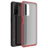 Microsonic Xiaomi Mi 10T Frosted Frame Kırmızı Kılıf