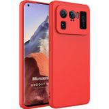Microsonic Xiaomi Mi 11 Ultra Groovy Soft Kırmızı Kılıf