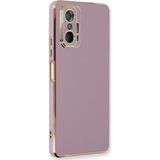 Microsonic Xiaomi Mi 11T Pro Olive Plated Lila Kılıf