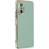 Microsonic Xiaomi Mi 11T Pro Olive Plated Yeşil Kılıf