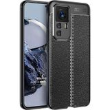 Microsonic Xiaomi Mi 12T Deri Dokulu Silikon Siyah Kılıf