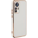 Microsonic Xiaomi Mi 12T Olive Plated Beyaz Kılıf