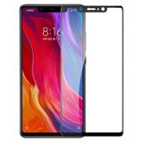 Microsonic Xiaomi Mi 8 SE Tam Kaplayan Temperli Cam Ekran koruyucu Kırılmaz Film Siyah [Mi 8 SE ile Uyumlu Ekran Koruyucu]
