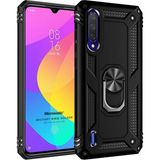 Microsonic Xiaomi Mi 9 Lite Military Ring Holder Siyah Kılıf