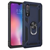 Microsonic Xiaomi Mi 9 Military Ring Holder Lacivert Kılıf