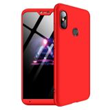 Microsonic Xiaomi Mi A2 Lite Double Dip 360 Protective Kırmızı Kılıf