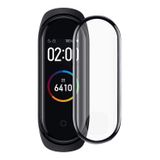 Microsonic Xiaomi Mi Band 3 Tam Kaplayan Temperli Cam Full Ekran Koruyucu Siyah