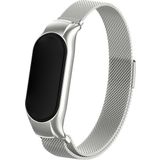 Microsonic Xiaomi Mi Band 7 Milanese Loop Gümüş Kordon