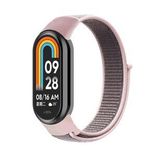 Microsonic Xiaomi Mi Band 8 Hasırlı Woven Sport Loop Rose Gold Kordon