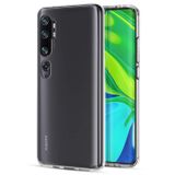 Microsonic Xiaomi Mi Note 10 Transparent Soft Beyaz Cep Telefonu Kılıfı
