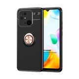 Microsonic Xiaomi Poco C40 Kickstand Ring Holder Rose Siyah Kılıf