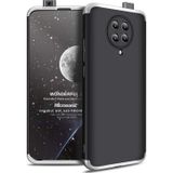Microsonic Xiaomi Poco F2 Pro Double Dip 360 Protective Siyah Gri Kılıf