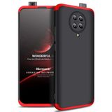 Microsonic Xiaomi Poco F2 Pro Double Dip 360 Protective Siyah Kırmızı Kılıf