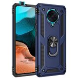Microsonic Xiaomi Poco F2 Pro için Kılıf Military Ring Holder Lacivert [Poco F2 Pro ile Uyumlu Kılıf - Lacivert]