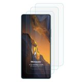 Microsonic Xiaomi Poco F5 Screen Protector Nano Glass Cam Ekran Koruyucu (3`lü Paket) [Poco F5 ile Uyumlu Ekran Koruyucu - Şeffaf]