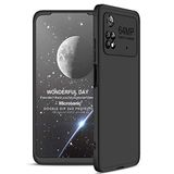 Microsonic Xiaomi Poco M4 Pro 4G için Kılıf Double Dip 360 Protective Siyah [Poco M4 Pro 4G ile Uyumlu Kılıf - Siyah]