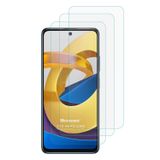 Microsonic Xiaomi Poco M4 Pro Screen Protector Nano Glass Cam Ekran Koruyucu (3`lü Paket) [Poco M4 Pro 4G ile Uyumlu Ekran Koruyucu - Şeffaf]