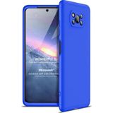 Microsonic Xiaomi Poco X3 NFC Double Dip 360 Protective Mavi Cep Telefonu Kılıfı