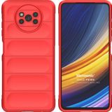 Microsonic Xiaomi Poco X3 NFC Oslo Prime Kırmızı Cep Telefonu Kılıfı