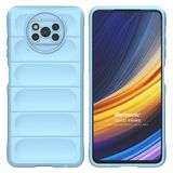 Microsonic Xiaomi Poco X3 NFC Oslo Prime Mavi Cep Telefonu Kılıfı