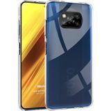 Microsonic Xiaomi Poco X3 Pro Transparent Soft Beyaz Kılıf