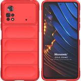 Microsonic Xiaomi Poco X4 Pro 5G Oslo Prime Kırmızı Cep Telefonu Kılıfı