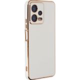 Microsonic Xiaomi Poco X5 5G Olive Plated Beyaz Kılıf