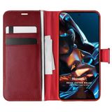 Microsonic Xiaomi Poco X5 Pro Kılıf Delux Leather Wallet Kırmızı [Poco X5 Pro ile Uyumlu Kılıf - Kırmızı]