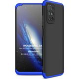 Microsonic Xiaomi Redmi 10 2022 Double Dip 360 Protective Siyah Mavi Kılıf