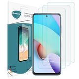 Microsonic Xiaomi Redmi 10 Screen Protector Nano Glass Cam Ekran Koruyucu (3'lü Paket) [Redmi 10 ile Uyumlu Ekran Koruyucu]