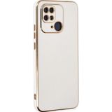 Microsonic Xiaomi Redmi 10C Olive Plated Beyaz Kılıf