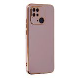 Microsonic Xiaomi Redmi 10C Olive Plated Lila Kılıf