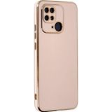 Microsonic Xiaomi Redmi 10C Olive Plated Pembe Kılıf