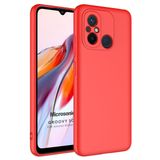 Microsonic Xiaomi Redmi 12C Groovy Soft Kırmızı Kılıf