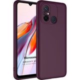 Microsonic Xiaomi Redmi 12C Groovy Soft Mor Kılıf