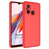 Microsonic Xiaomi Redmi 12C için Kılıf Groovy Soft Kırmızı [Redmi 12C ile Uyumlu Kılıf - Kırmızı]