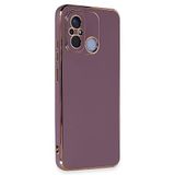 Microsonic Xiaomi Redmi 12C için Kılıf Olive Plated Lila [Redmi 12C ile Uyumlu Kılıf - Lila]