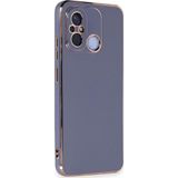 Microsonic Xiaomi Redmi 12C Kılıf Olive Plated Lavanta Grisi