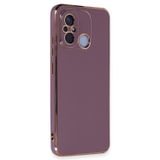 Microsonic Xiaomi Redmi 12C Olive Plated Lila Kılıf