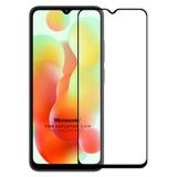 Microsonic Xiaomi Redmi 12C Tam Kaplayan Temperli Siyah Cam Ekran Koruyucu